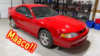 $400 IAA 1997 Mustang GT Gets FIRE Maaco Paint Job Cheap!!