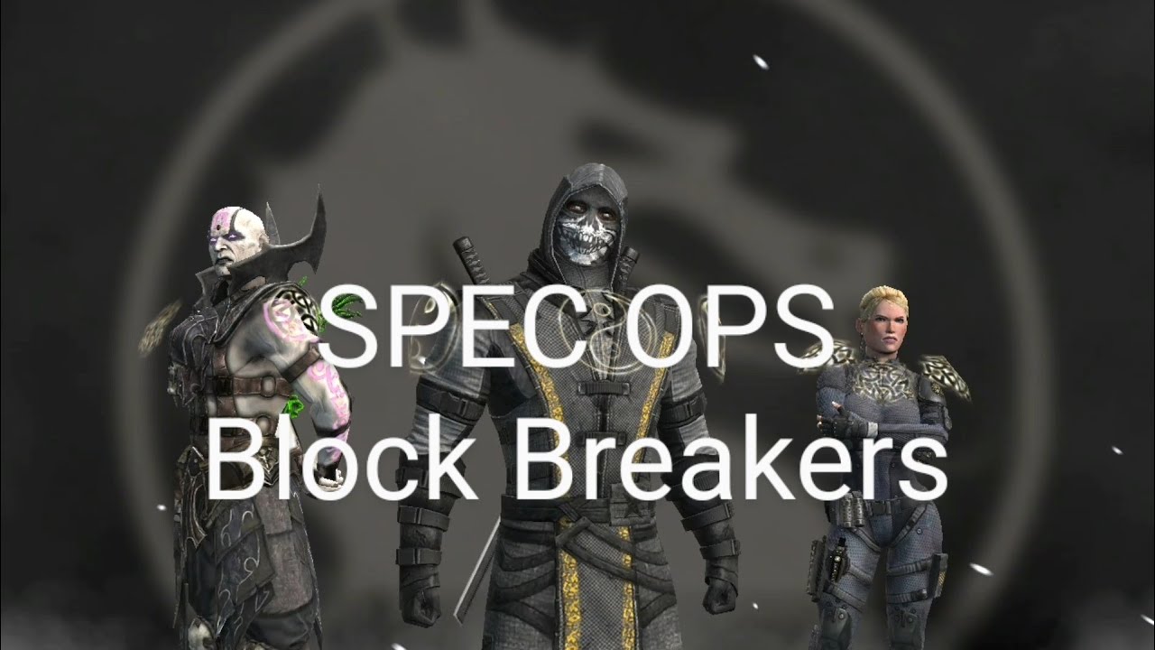 Mortal Kombat Spec Ops Block Breakers YouTube