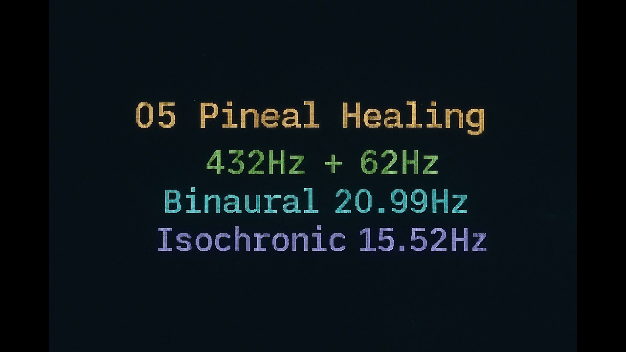 Pineal Activation | 432+62Hz | Bi 20.99 / Iso 15.52