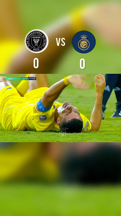 ALNASSR VS INTER MAIMI 🥶🥵☠️#football #ronaldo #worldcup #cr7 🥶
