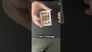 Visual Card Trick Twirl Change Magic Trick Tutorial