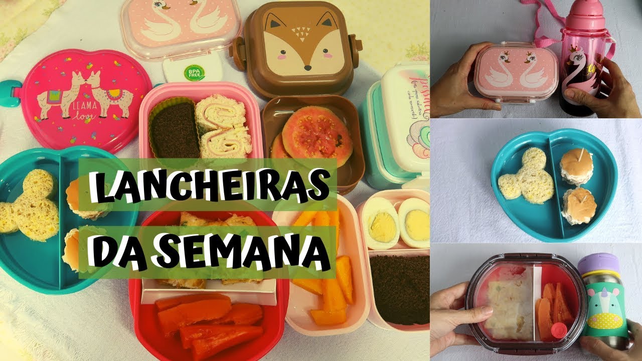 5 IDÉIAS DE LANCHE I LANCHEIRAS DA SEMANA TODA I ANA GIGOSKI