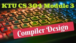 Shift Reduce Parsing-Stack Implementation-Conflicts(KTU CS 304 Compiler Design- S6CS/IT -Module 3)