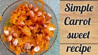 Delicious carrot sweet recipe by MVS