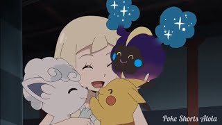 Lillie Finally able to Touch Every Pokemon