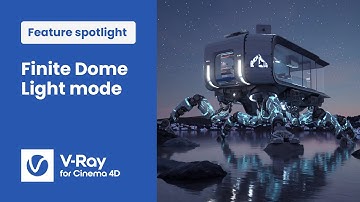 V-Ray 6 for Cinema 4D — Embedding objects into HDRIs with Finite Dome