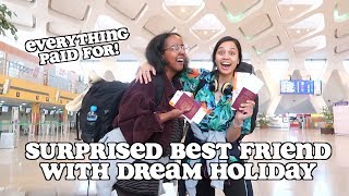 surprising best friend with her dream holiday *emotional* | clickfortaz