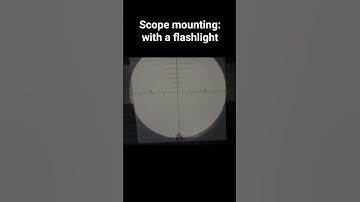 Rifle scope mounting… with a flashlight!