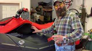 Sea Doo Ergolock Knee Pad Installation on 2021 Spark Trixx