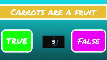 Food Group Trivia Quiz Show