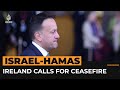 Irish PM urges EU leaders to call for humanitarian ceasefire in Gaza | AJ #shorts