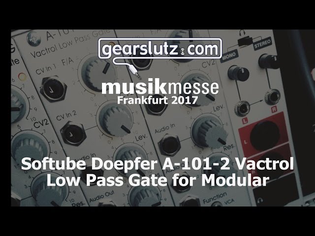 Softube Doepfer A-101-2 Vactrol LPG Low Pass Gate for Modular