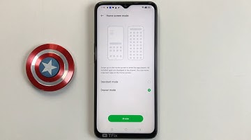 How to change Home screen mode on OPPO A57 Android 12