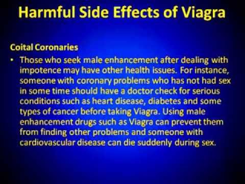what is the effect of viagra on males