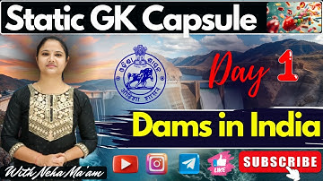 Dams in India# Theory With MCQs#gk mcq#police #si #osap #rrbntpc #SSCGD#ODISHA CGL #nehamaam21 #oisf
