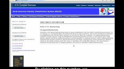 NAICS Industry Codes