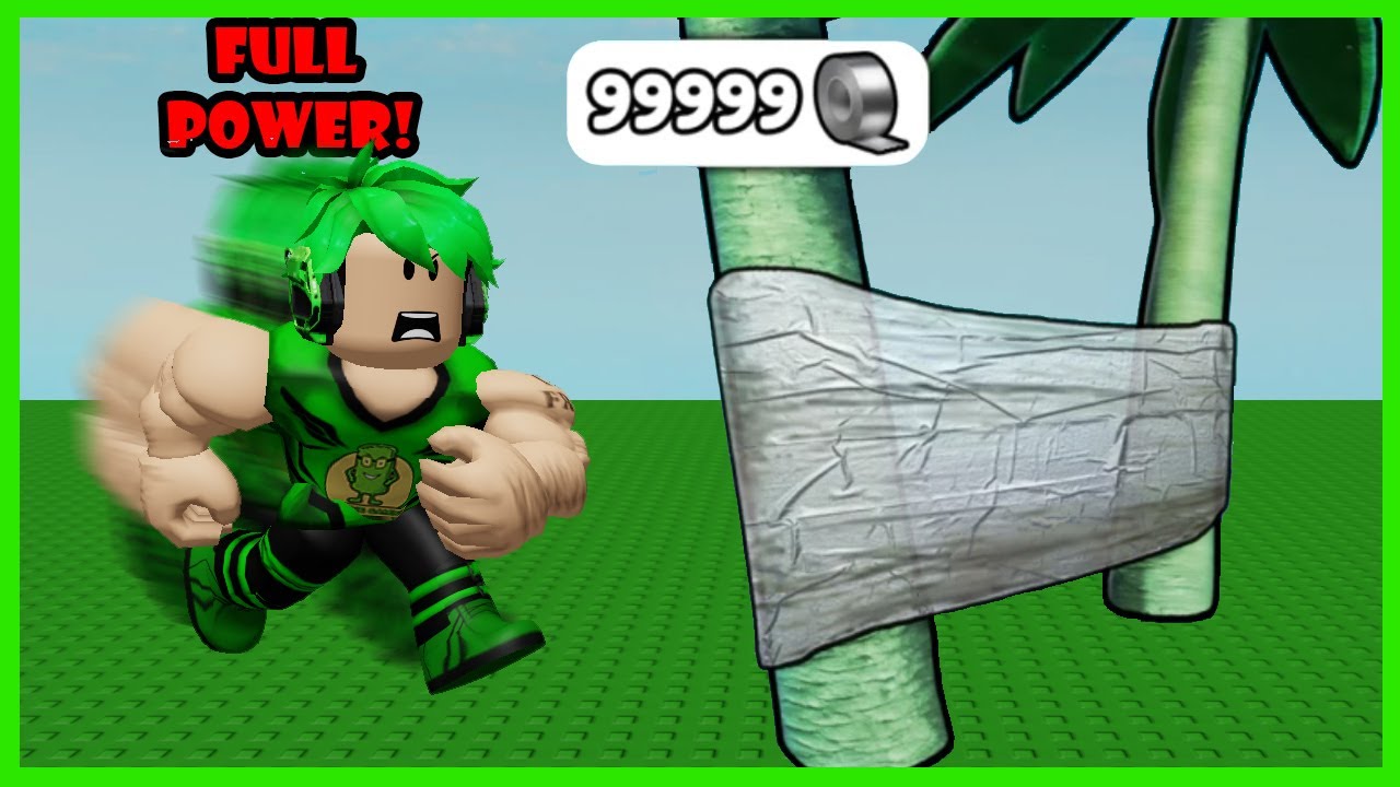 Aku Latihan Stamina & Otot Demi Menerobos Ribuan Lapisan Plaster - Roblox Smash Tape Simulator