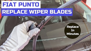 How to Change Wiper Blades on a Fiat Punto