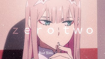 Ｐｌａｙｄａｔｅ edit | Zero Two | Darling In The Franxx |「ＡＭＶ」| Alight motion ( preset base )