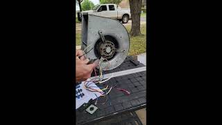 Create a shop fan from an HVAC blower