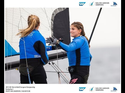2014 Palma World Cup - Day 4 - Live 49erFX Racing