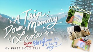 Rainy Day, First Solo Trip: Story Time #relaxing #meditation #calm #slowliving  