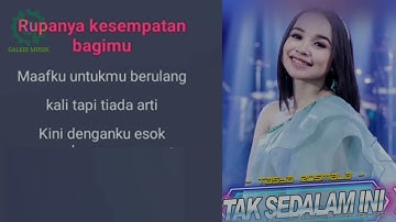 Tak Sedalam Ini feat Tasya Rosmala versi Karaoke dangdut