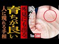 【手相】⚠️見た目にも現れる！育ちがいい人の晩年幸福手相トップ３