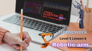 Micro:bit Homework - Micro:bit Level 5 Lesson 6 Robotic Arm - Apply Function || MELS Coding || STEM|