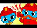 Firefighters Song #4  | Kit and Kate Nursery Rhymes &amp; Kids Songs