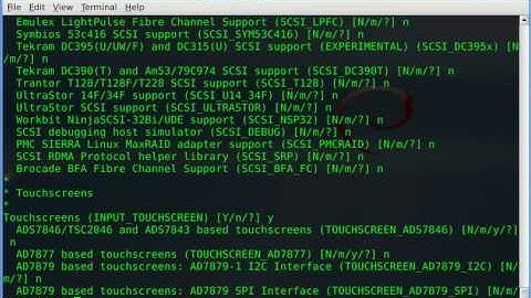 Compiling a tailored kernel (localmodconfig)