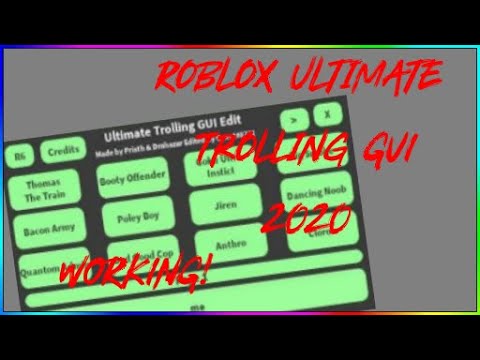 Roblox How To Get The Ultimate Trolling Gui 3 Utg Scripts Skachat