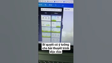 Cách tạo bài thuyết trình nhanh độc đáo với Canva #shorts