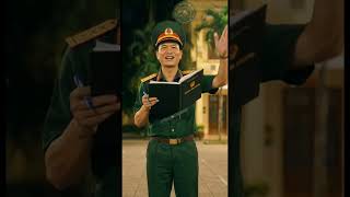 Quân nhân khi bị gọi lên trước hàng quân...