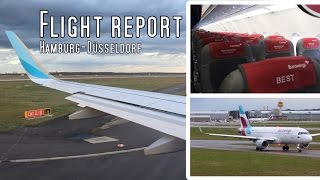 FLIGHT REPORT | Eurowings A320 Sharklets | Hamburg to Düsseldorf | Basic fare (Economy)