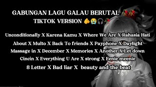 Gabungan Lagu Galau berutal 🥀🥀 - Unconditionally X Karena Kamu X Where We Are X Rahasia Hati 🫵😭🥀