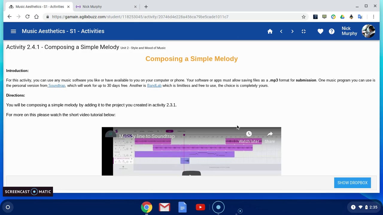 Soundtrap  How to Save and Upload