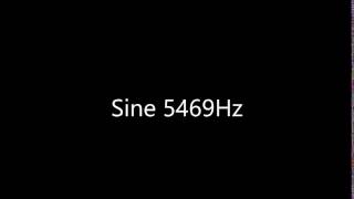 Sine 5469Hz Audio Only