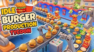 Jadi Taipan Burger dari Nol! 💰 Idle Burger Production Tycoon Gameplay screenshot 2
