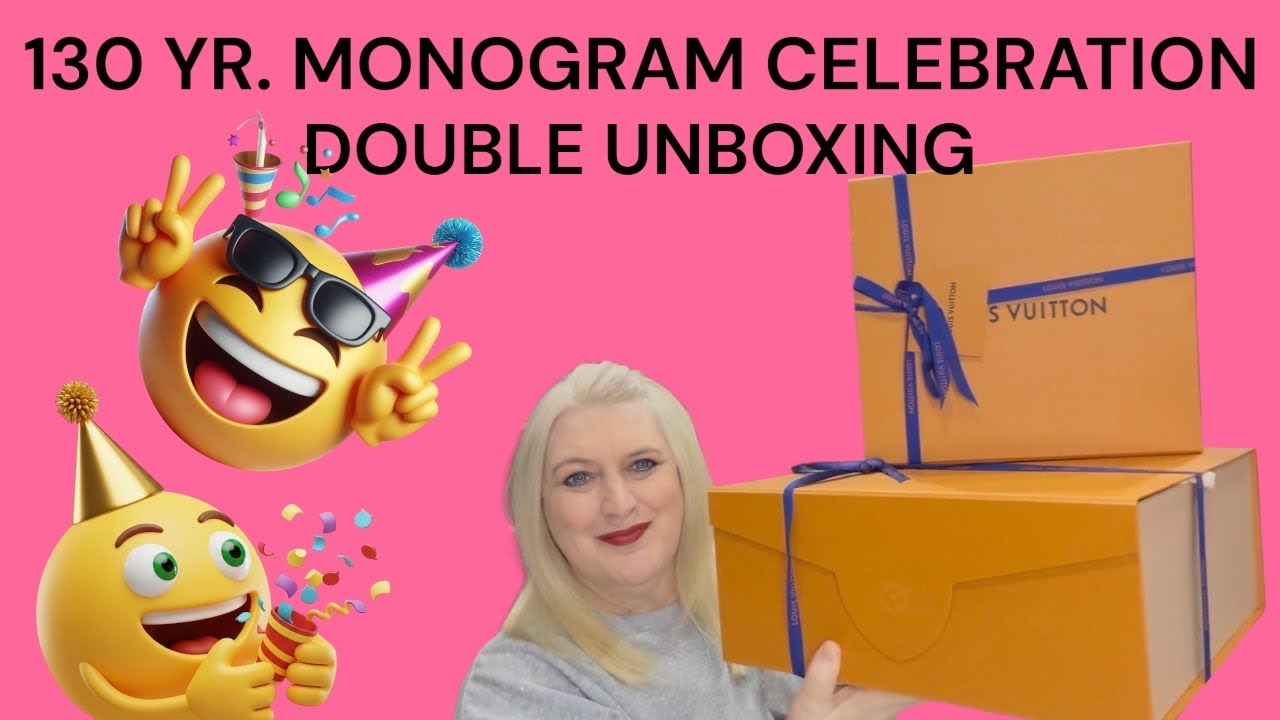DOUBLE UNBOX WITH ME! 130 YEAR MONOGRAM CELEBRATION! MISHAPS ON LV'S END! BUSINESS TALK AT THE END!
