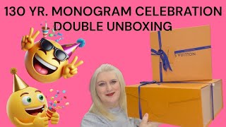 DOUBLE UNBOX WITH ME! 130 YEAR MONOGRAM CELEBRATION! MISHAPS ON LV'S END! BUSINESS TALK AT THE END! screenshot 1