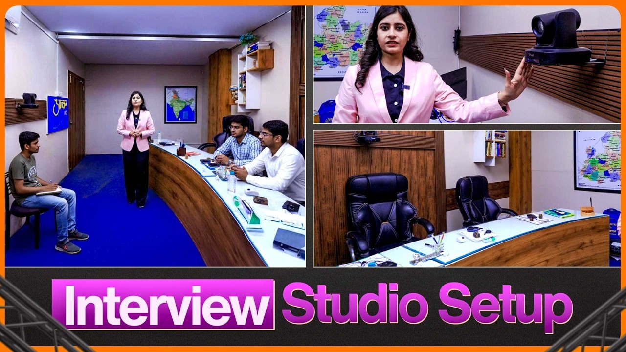 Big Brand Level Interview Studio Setup - Complete Studio Setup & Equipment Guide