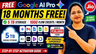 Claim Google AI Pro FREE with Jio | 5TB Google Drive + Gemini Premium Explained screenshot 5
