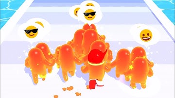 Join Blob Clash 3D : All Levels Gameplay Android, iOS New Update |Level 49-54|