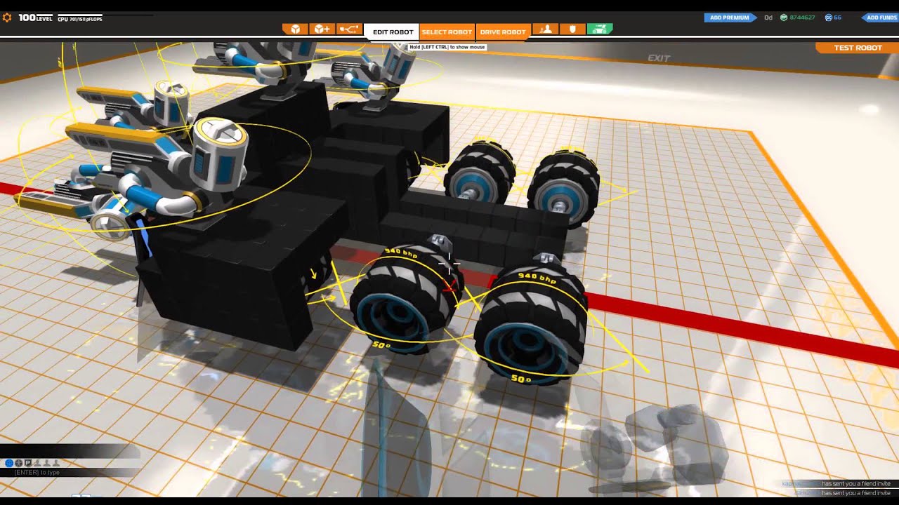 Robocraft Tutorial + gameplay - Wheel medic