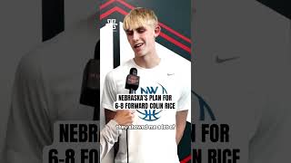 #Nebraska basketball has a clear plan for their newest commit, Colin Rice, out of Waukee IA #huskers
