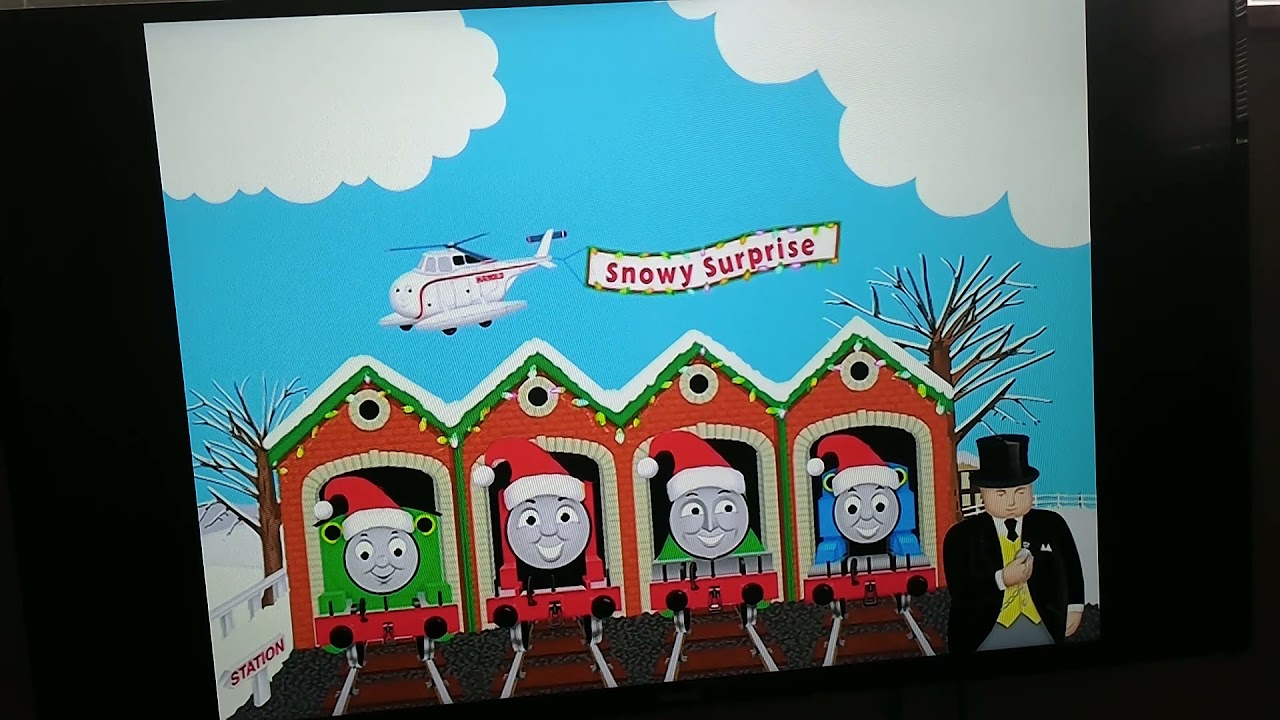 opening to Thomas and Friends Thomas snowy surprise 2003 DVD YouTube