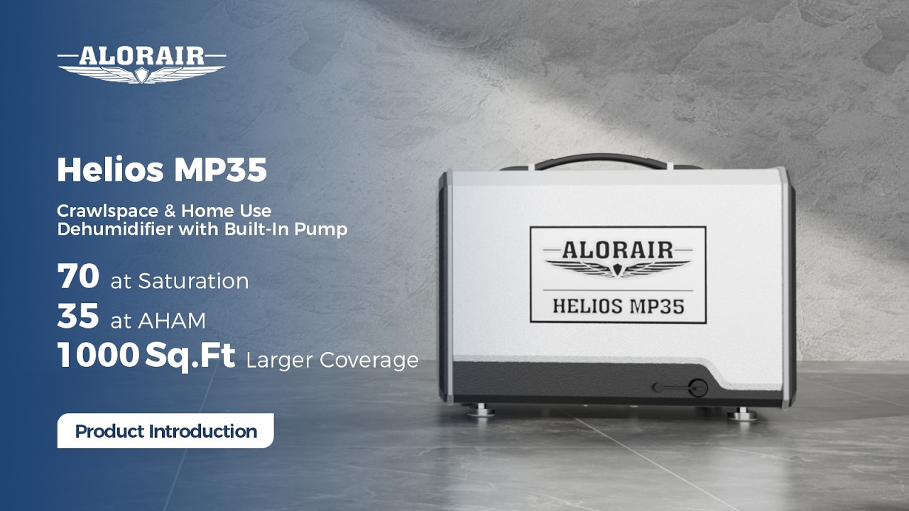 AlorAir® Helios MP35 Crawlspace Dehumidifier
