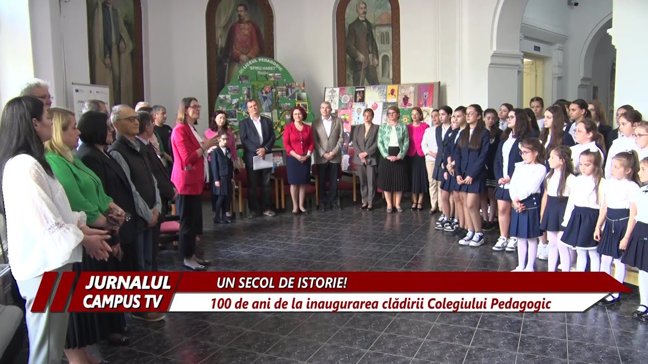 MOMENT FESTIV LA 100 DE ANI DE LA INAUGURAREA CLĂDIRII COLEGIULUI PEDAGOGIC