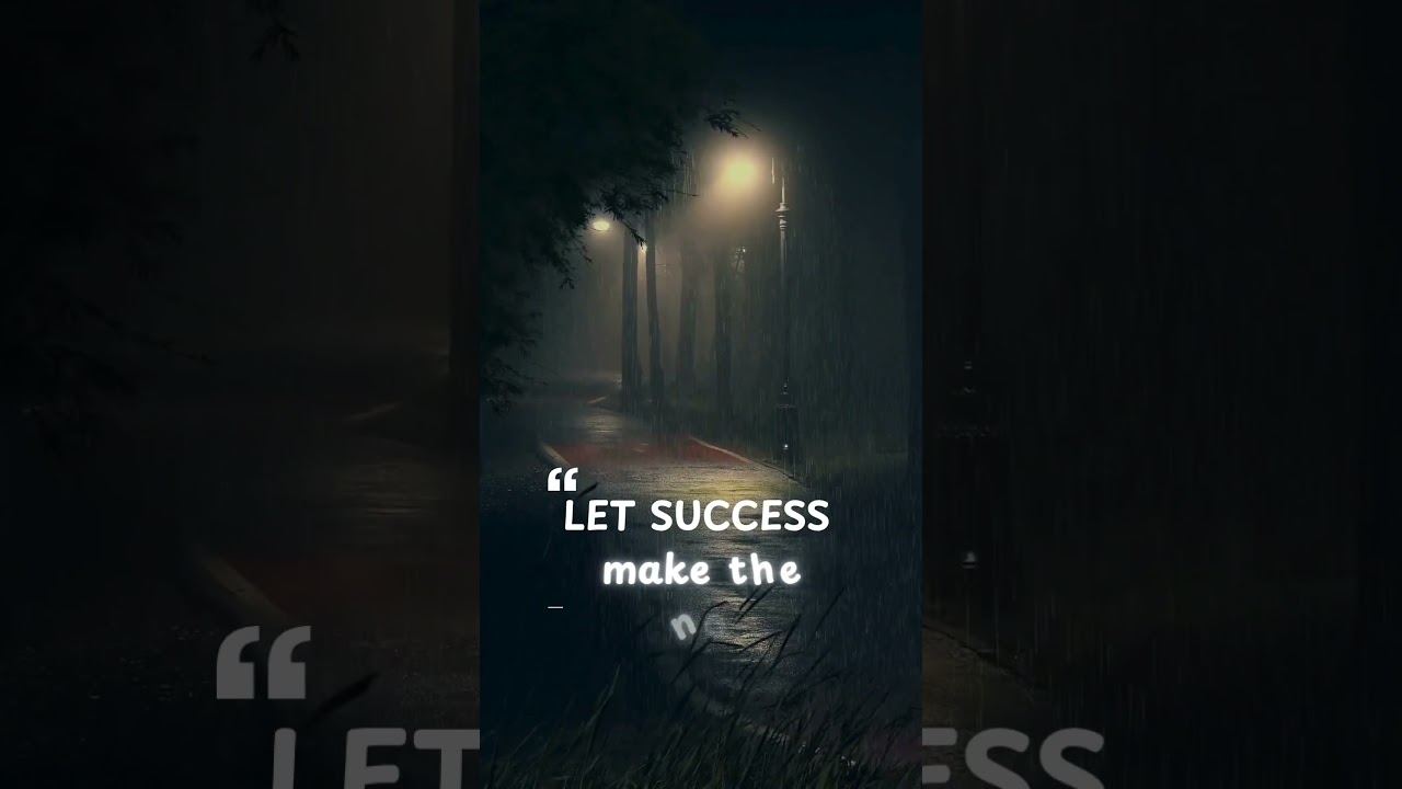 I never dreamed about success. I worked for it 